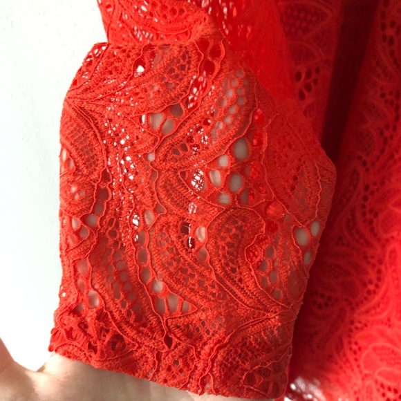 Bardot Lace Long Sleeve Dress - Picture 5 of 7